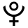 The symbol for Pluto