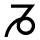 The symbol for Capricorn